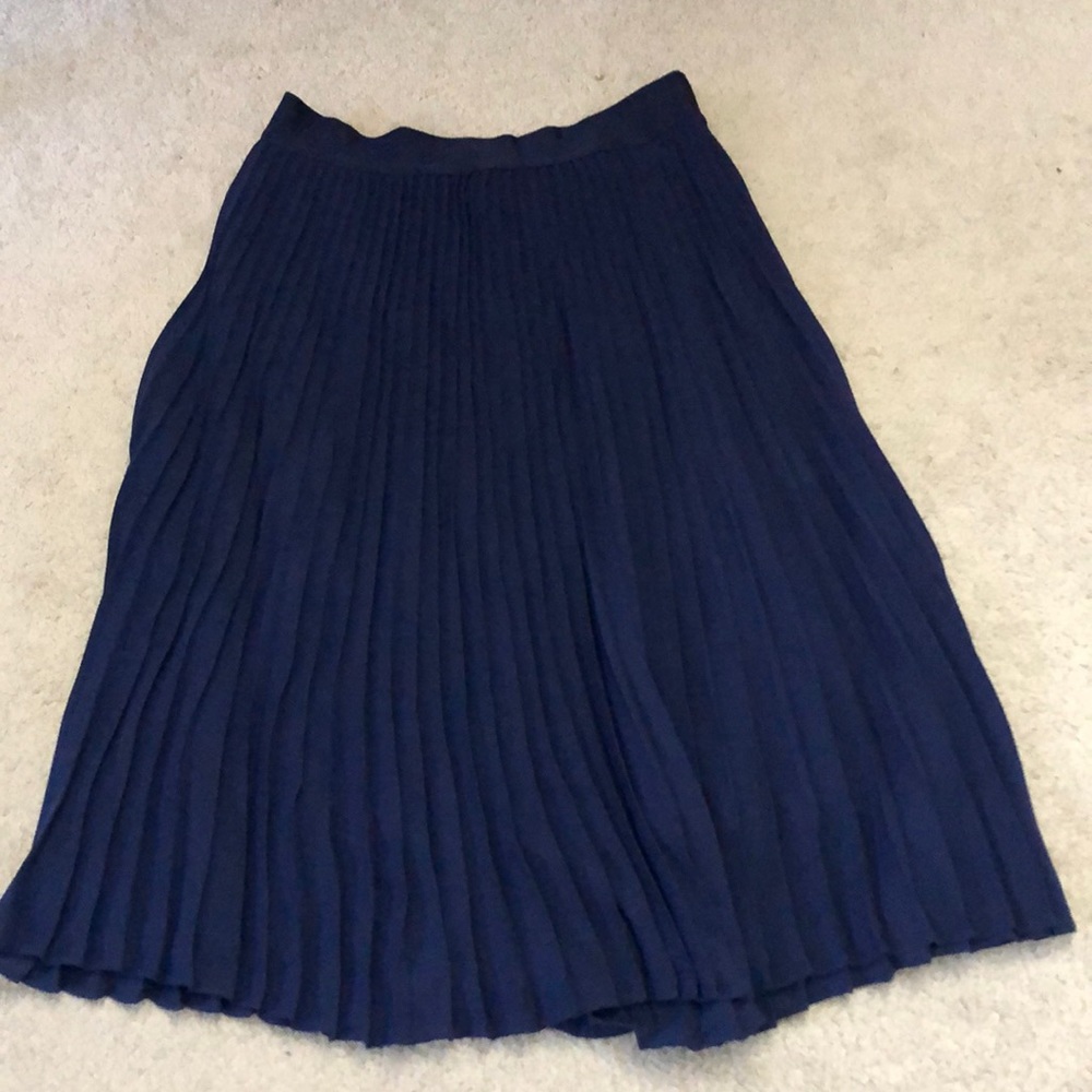 Express midi pleated skirt